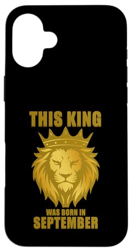 Dieser König wurde im September geboren, Geburtstagsfeier Hülle für iPhone 16 Plus Dieser König wurde im September geboren, Geburtstagsfeier Hülle für iPhone 16 Plus von Every Month Birthday King Apparel