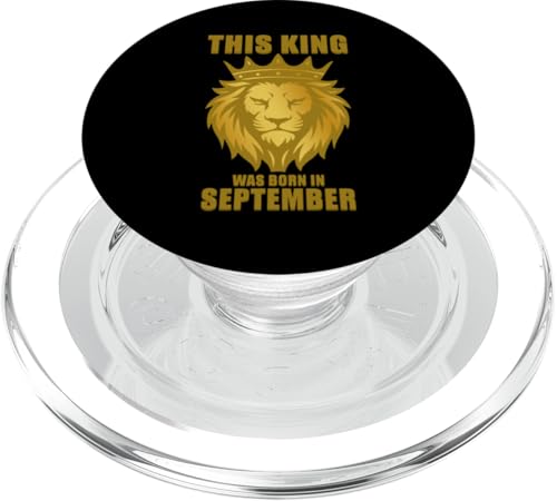 Dieser König wurde im September geboren, Geburtstagsfeier PopSockets PopGrip für MagSafe Dieser König wurde im September geboren, Geburtstagsfeier PopSockets PopGrip für MagSafe von Every Month Birthday King Apparel