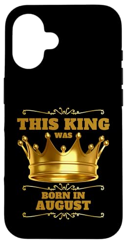 Geburtstagsfeier „Dieser König wurde im August geboren“ Hülle für iPhone 16 Geburtstagsfeier „Dieser König wurde im August geboren“ Hülle für iPhone 16 von Every Month Birthday King Apparel