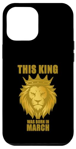 Geburtstagsfeier „Dieser König wurde im März geboren“ Hülle für iPhone 12 Pro Max Geburtstagsfeier „Dieser König wurde im März geboren“ Hülle für iPhone 12 Pro Max von Every Month Birthday King Apparel