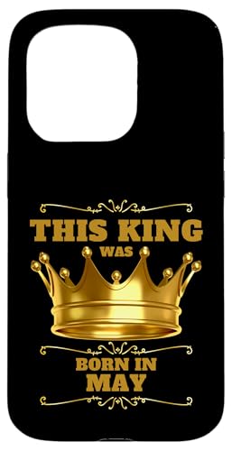 Geburtstagsfeier „Dieser König wurde im Mai geboren“ Hülle für iPhone 15 Pro Geburtstagsfeier „Dieser König wurde im Mai geboren“ Hülle für iPhone 15 Pro von Every Month Birthday King Apparel