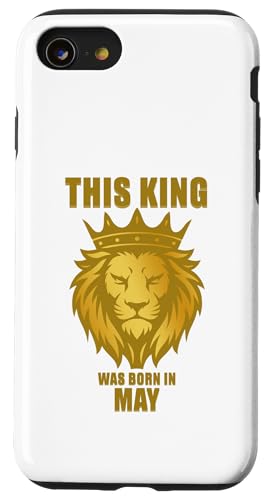Geburtstagsfeier „Dieser König wurde im Mai geboren“ Hülle für iPhone SE (2020) / 7 / 8 von Every Month Birthday King Apparel