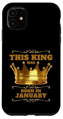 This King Was Born In Januar Birthday Party Celebration Hülle für iPhone 11 This King Was Born In Januar Birthday Party Celebration Hülle für iPhone 11 von Every Month Birthday King Apparel