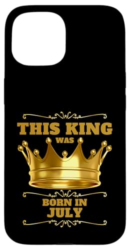 This King Was Born In Juli Birthday Party Celebration Hülle für iPhone 15 This King Was Born In Juli Birthday Party Celebration Hülle für iPhone 15 von Every Month Birthday King Apparel