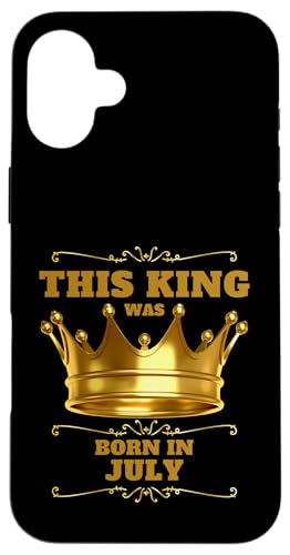 This King Was Born In Juli Birthday Party Celebration Hülle für iPhone 16 Plus This King Was Born In Juli Birthday Party Celebration Hülle für iPhone 16 Plus von Every Month Birthday King Apparel