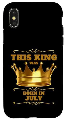 This King Was Born In Juli Birthday Party Celebration Hülle für iPhone X/XS This King Was Born In Juli Birthday Party Celebration Hülle für iPhone X/XS von Every Month Birthday King Apparel