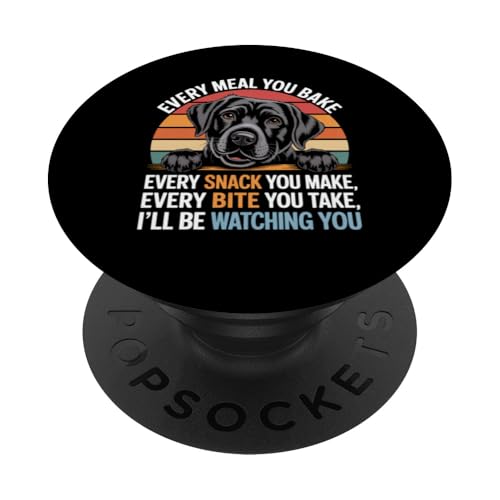 Lustiges Hunde-Zitat "Every Snack You Make Every Meal You Bake" PopSockets Klebender PopGrip Lustiges Hunde-Zitat "Every Snack You Make Every Meal You Bake" PopSockets Klebender PopGrip von Every Snack You Make Every Meal You Bake Shirt Dog