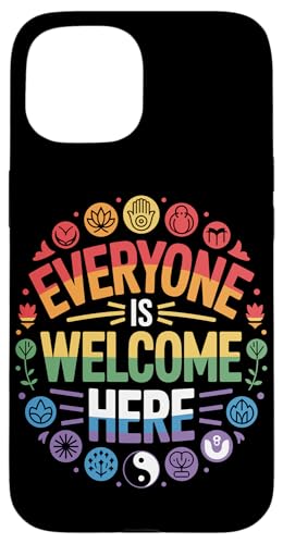 Idaho-Lehrer Jeder ist hier willkommen Hülle für iPhone 15 von Everyone Is Welcome Here Idaho Teacher Gifts