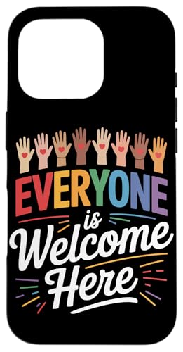 Idaho-Lehrer Jeder ist hier willkommen Hülle für iPhone 16 Pro von Everyone Is Welcome Here Idaho Teacher Gifts