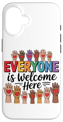 Idaho-Lehrer Jeder ist hier willkommen Hülle für iPhone 16 von Everyone Is Welcome Here Idaho Teacher Gifts