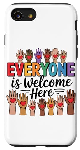 Idaho-Lehrer Jeder ist hier willkommen Hülle für iPhone SE (2020) / 7 / 8 von Everyone Is Welcome Here Idaho Teacher Gifts