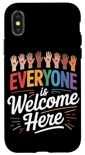 Idaho-Lehrer Jeder ist hier willkommen Hülle für iPhone X/XS Idaho-Lehrer Jeder ist hier willkommen Hülle für iPhone X/XS von Everyone Is Welcome Here Idaho Teacher Gifts