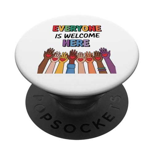Idaho-Lehrer Jeder ist hier willkommen PopSockets Klebender PopGrip von Everyone Is Welcome Here Idaho Teacher Gifts