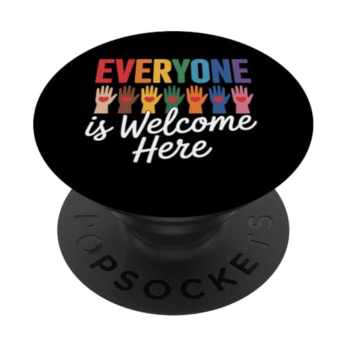 Idaho-Lehrer Jeder ist hier willkommen PopSockets Klebender PopGrip von Everyone Is Welcome Here Idaho Teacher Gifts
