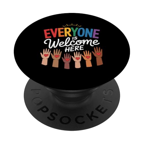 Idaho-Lehrer Jeder ist hier willkommen PopSockets Klebender PopGrip von Everyone Is Welcome Here Idaho Teacher Gifts