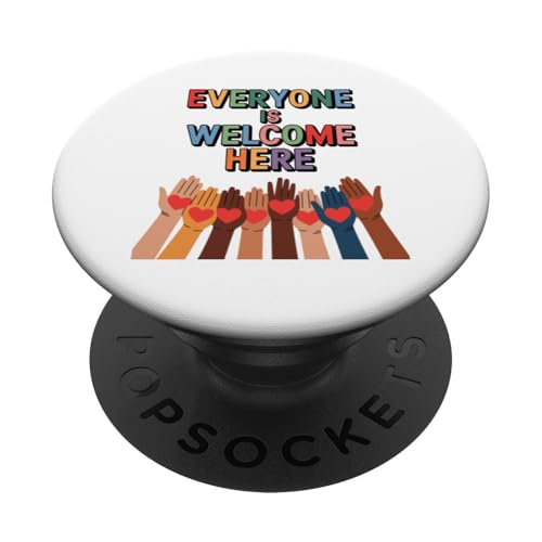 Idaho-Lehrer Jeder ist hier willkommen PopSockets Klebender PopGrip von Everyone Is Welcome Here Idaho Teacher Gifts