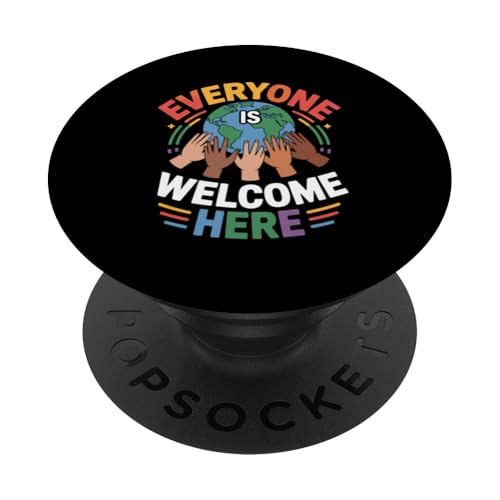 Idaho-Lehrer Jeder ist hier willkommen PopSockets Klebender PopGrip von Everyone Is Welcome Here Idaho Teacher Gifts