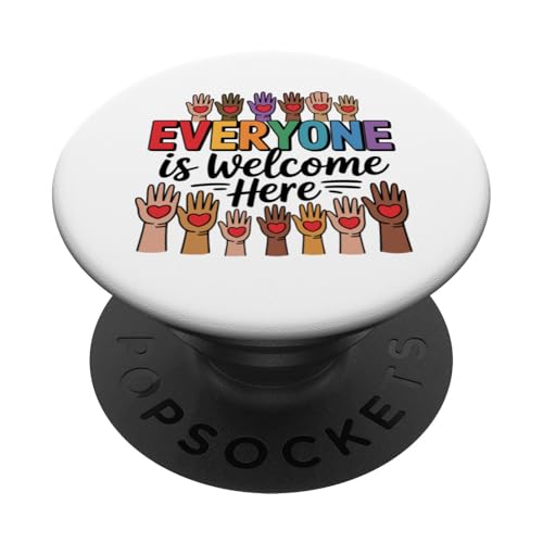 Idaho-Lehrer Jeder ist hier willkommen PopSockets Klebender PopGrip von Everyone Is Welcome Here Idaho Teacher Gifts