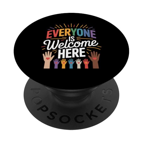 Idaho-Lehrer Jeder ist hier willkommen PopSockets Klebender PopGrip von Everyone Is Welcome Here Idaho Teacher Gifts