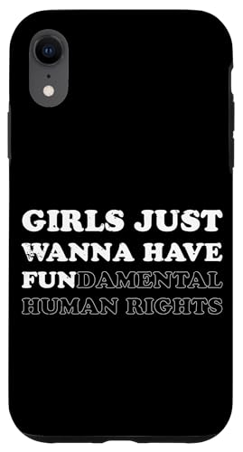Hülle für iPhone XR Mädchen wollen einfach eine Feministin für grundlegende Menschenrechte haben Hülle für iPhone XR Mädchen wollen einfach eine Feministin für grundlegende Menschenrechte haben von Everything Is Currency