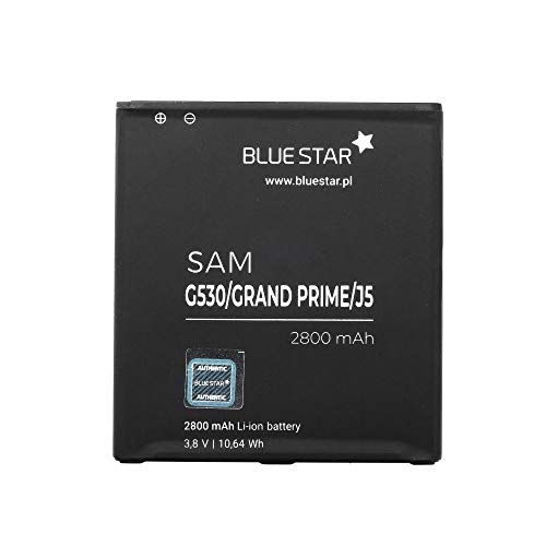 Blue Star Premium - Li-Ion Lithium Akku 2800 mAh Kapazität Schnellladung 2.0 Kompatibel mit dem Samsung Galaxy Grand Prime G530 / J3 2016 / J5 Blue Star Premium - Li-Ion Lithium Akku 2800 mAh Kapazität Schnellladung 2.0 Kompatibel mit dem Samsung Galaxy Grand Prime G530 / J3 2016 / J5 von Blue Star