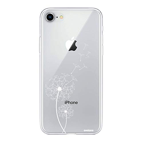 Evetane Schutzhülle für iPhone 7/8, Löwenzahn-Design, Weiß von Evetane