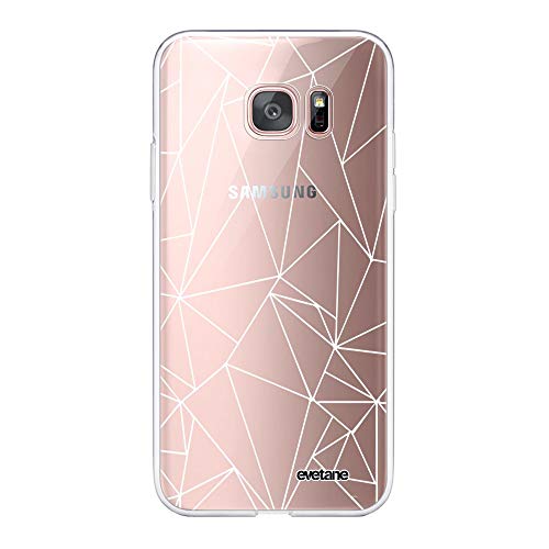 Evetane - Silikon-Schutzhülle für Samsung Galaxy S7 Edge – Rundumschutz 360, dünn und transparent – Vorder- und Rückseite – hohe Festigkeit – transparent von Evetane