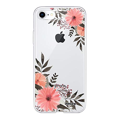 Schutzhülle für iPhone 7/8 / SE 2020, mit rosa Blumen von Evetane