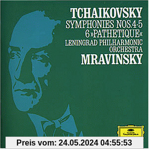 Tschaikowsky: Sinfonien 4, 5 und 6 [Doppel-CD] von Evgeny Mravinsky