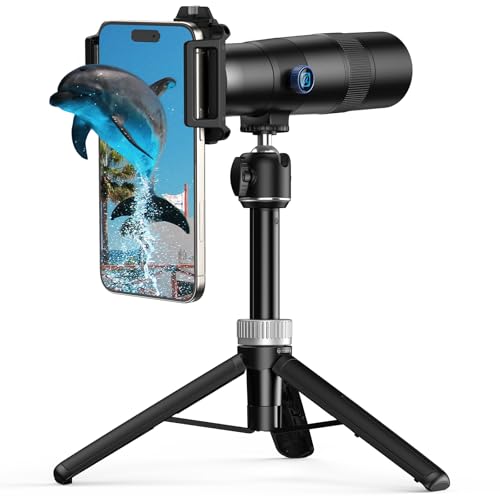30x Teleobjektiv mit Stativ - Handy-Kamera-Objektiv-Set mit universeller Objektivhalter, Handy-Objektiv-Anhänger für iPhone und Android 30x Teleobjektiv mit Stativ - Handy-Kamera-Objektiv-Set mit universeller Objektivhalter, Handy-Objektiv-Anhänger für iPhone und Android von Evil eye