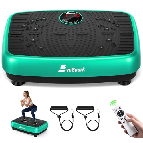 Vibrationsplatte, EvoSpark Vibrationsplatte Testsieger 2025 Verbesserte mit Doppelmotoren für Abnehmen, Ganzkörpertraining - Massagegerät, 450 LBS Power Plate Vibrationsplatte für Home Workout Vibrationsplatte, EvoSpark Vibrationsplatte Testsieger 2025 Verbesserte mit Doppelmotoren für Abnehmen, Ganzkörpertraining - Massagegerät, 450 LBS Power Plate Vibrationsplatte für Home Workout von EvoSpark