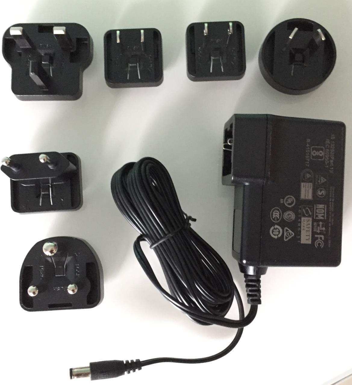 Evoko Externes Netzteil zur alternativen Stromversorgung von Naso (37ERM2001), AC-DC Adapter mit 12 V DC max. 1.25A, inkl deutschem Schukostecker (ENX1014) von Evoko