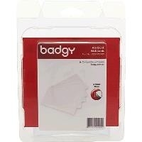 Evolis Badgy - PVC Karte - 30 mil weiß - 100 Karte(n) - für Badgy 100, 200, 1st Generation (CBGC0030W) von Evolis