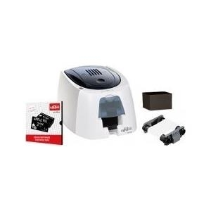 Evolis Edikio ACCESS Price Tag solution, einseitig, 12 Punkte/mm (300dpi), USB Kartendrucker, einseitig, Thermotransfer, Auflösung: 12 Punkte/mm (300dpi), USB, inkl.: Kabel (USB), Netzteil, Netzkabel (EU), Design Software, 100 Karten, Farbband (EA2U0000BS-BS001) von Evolis