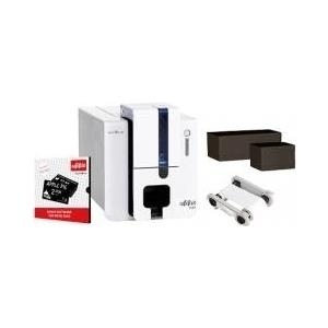 Evolis Edikio FLEX Price Tag solution, einseitig, 12 Punkte/mm (300dpi), USB Kartendrucker, einseitig, Thermotransfer, Auflösung: 12 Punkte/mm (300dpi), USB, inkl.: Kabel (USB), Netzteil, Netzkabel, Design Software, 100 Karten, Farbband (EF1H0000XS-BS002) von Evolis