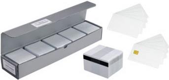 Evolis - Polyvinylchlorid (PVC) - glänzend - 30 mil - Gelb - 85,6 x 54 mm 100 Karte(n) Karte (C4101) von Evolis