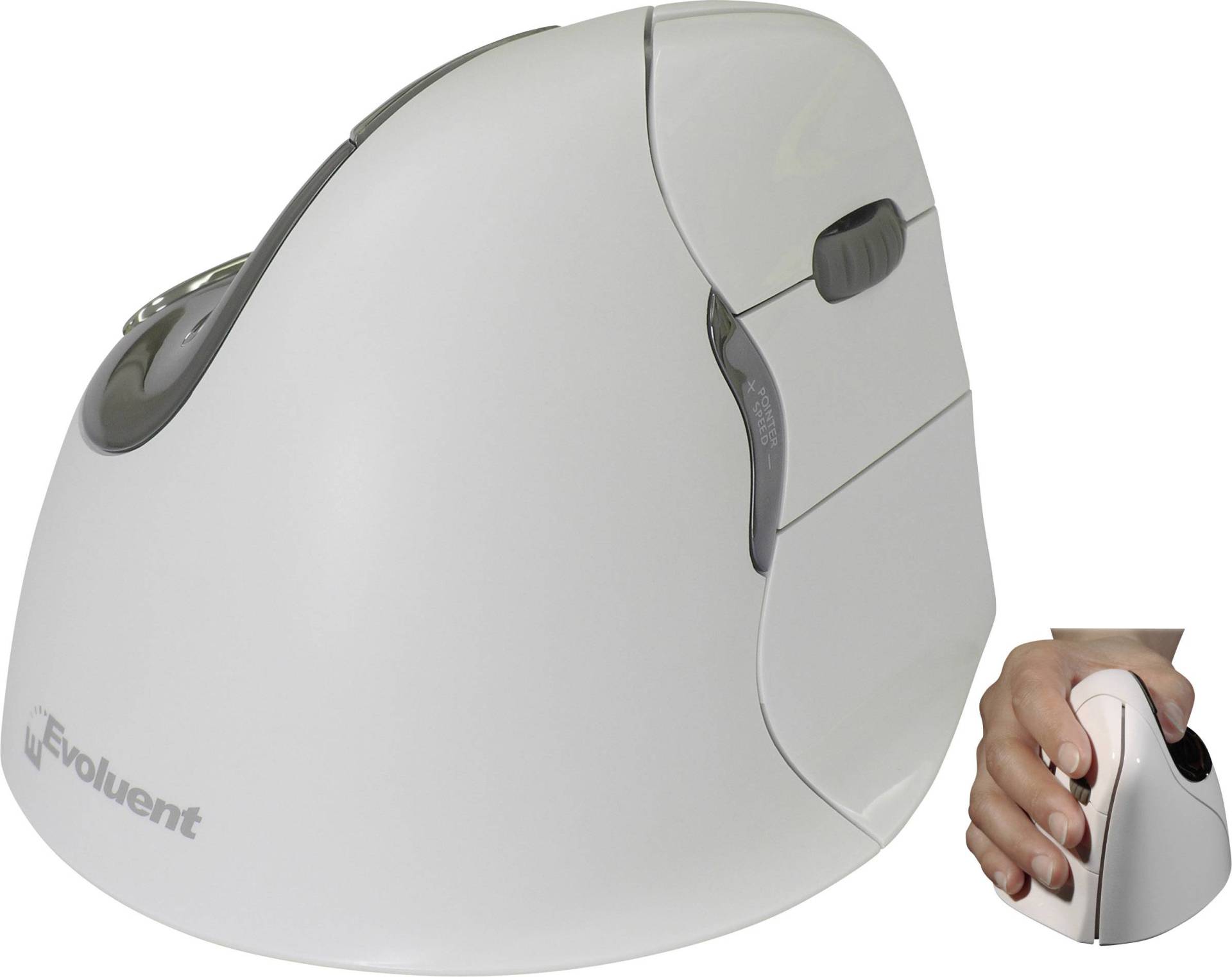 Evoluent Maus VerticalMouse 4 Rechts Mac Bluetooth weiß retail Evoluent Maus VerticalMouse 4 Rechts Mac Bluetooth weiß retail von Evoluent