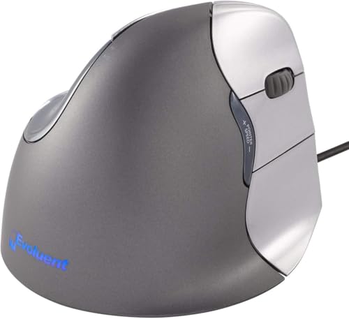 Evoluent VM4R Vertical Mouse 4 Maus für Rechtshänder, Schwarz, Grau Evoluent VM4R Vertical Mouse 4 Maus für Rechtshänder, Schwarz, Grau von Evoluent