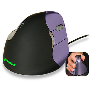 Evoluent Vertical Mouse 4 Bluetooth rechts klein Maus ergonomisch kabellos braun von Evoluent