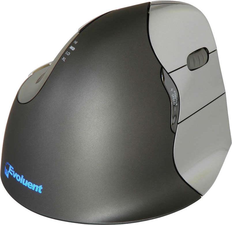 Evoluent VerticalMouse 4 - Maus - Laser - 6 Taste(n) - verkabelt - USB (VM4R) von Evoluent