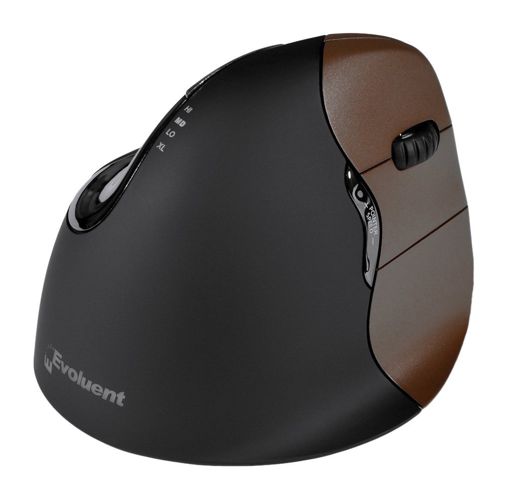 Evoluent ergonomische Maus Wireless 4 [für rechte Hand, klein] von Evoluent