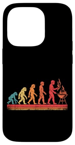 Evolution Barbecue-Grill Hülle für iPhone 14 Pro von Evolution Barbecue Grill Cooking Humor