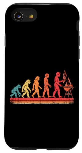 Evolution Barbecue-Grill Hülle für iPhone SE (2020) / 7 / 8 von Evolution Barbecue Grill Cooking Humor
