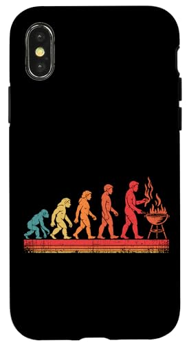 Evolution Barbecue-Grill Hülle für iPhone X/XS Evolution Barbecue-Grill Hülle für iPhone X/XS von Evolution Barbecue Grill Cooking Humor
