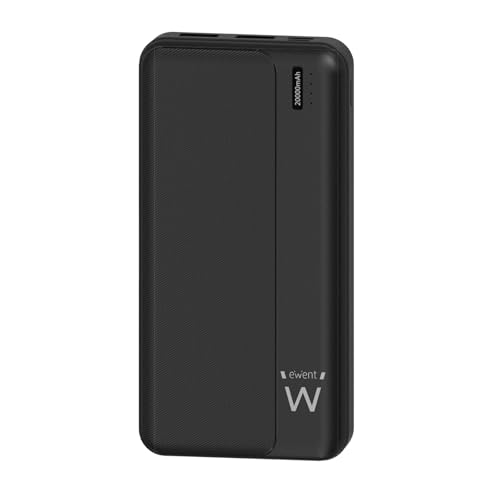 EWENT 20.000 mA Power Bank, tragbares Ladegerät PD 22,5 W, Eingang und Ausgang Typ-C, Dreifachausgang, tragbarer Akku PowerBank für iPhone 15 Samsung Xiaomi iPad, Farbe Schwarz EWENT 20.000 mA Power Bank, tragbares Ladegerät PD 22,5 W, Eingang und Ausgang Typ-C, Dreifachausgang, tragbarer Akku PowerBank für iPhone 15 Samsung Xiaomi iPad, Farbe Schwarz von Ewent