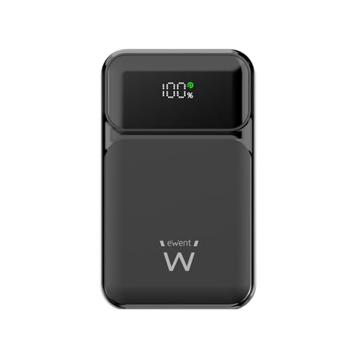 Ewent 65 W Power Bank, 65 W 20000 mAh externer Akku mit Schnellladung, tragbares Ladegerät Eingang und Ausgang USB C für MacBook Pro Steam Deck iPhone 16 15 14 13 12 Pro Mini MAX Samsung S22 S21 iP Ewent 65 W Power Bank, 65 W 20000 mAh externer Akku mit Schnellladung, tragbares Ladegerät Eingang und Ausgang USB C für MacBook Pro Steam Deck iPhone 16 15 14 13 12 Pro Mini MAX Samsung S22 S21 iP von Ewent