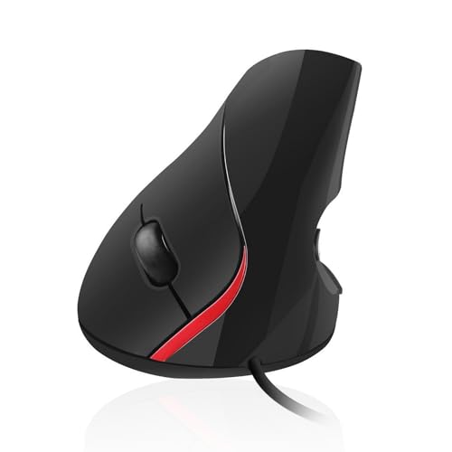Ewent Ergonomische Maus - Vertikaler Griff - USB-Anschluss - Ausgestattet mit optischem Sensor 1000 DPI Ewent Ergonomische Maus - Vertikaler Griff - USB-Anschluss - Ausgestattet mit optischem Sensor 1000 DPI von Ewent