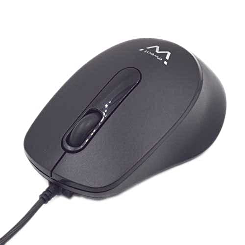 Ewent EW3159 Maus mit Kabel, 1000 DPI Sensor, USB-A Anschluss, 3 Tasten, PC/Mac von Ewent