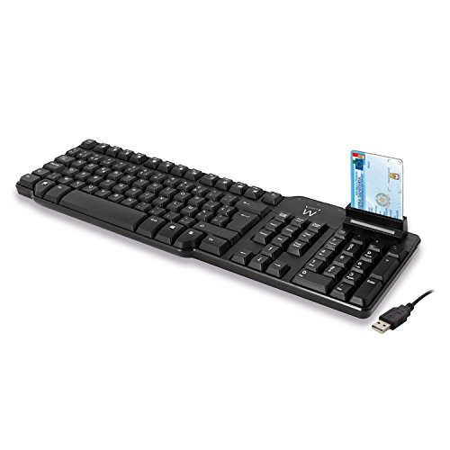 Ewent EW3251 USB-Tastatur, Englisch, Italienisch, Schwarz – Tastaturen (Standard, kabelgebunden, USB, mechanische Tastatur, Schwarz) von Ewent