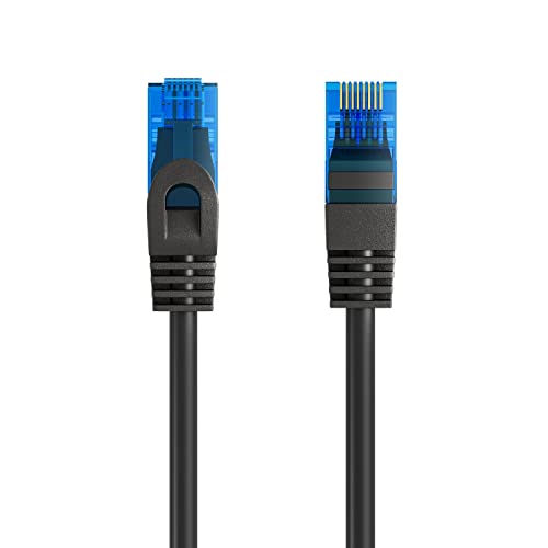 Ewent Ethernet-Patchkabel Kategorie 5e U/UTP, Übertragung bis zu 1 Gb, mit Zwei RJ45-Stecker, aus PVC, CCA, AWG 26/7. Ideal für die Glasfaserübertragung mit Gigabit/LAN-Netzwerken, 3 m, Blau von Ewent